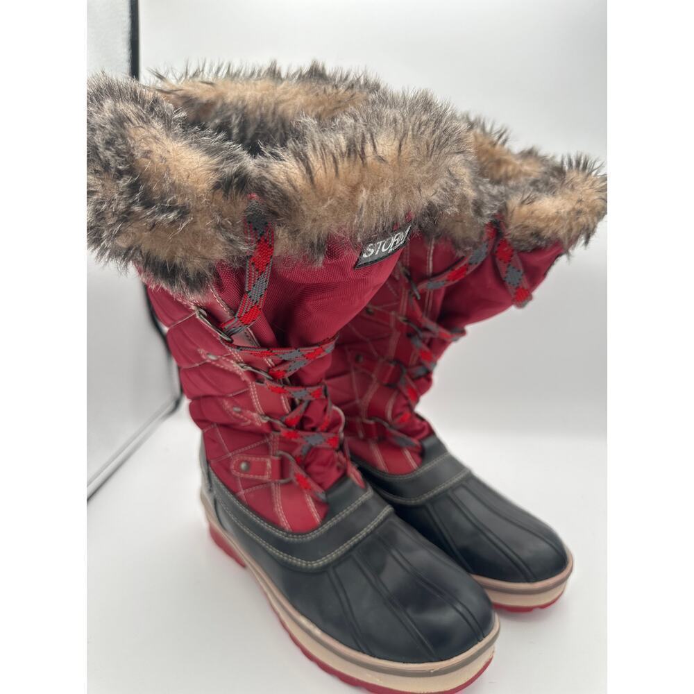Women’s Storm by Cougar Aspen P Red & Black Snow Boots Size 8M